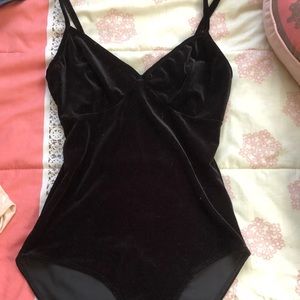 Charlotte Russe bodysuit velvet